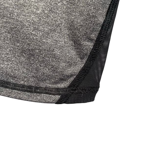 Lululemon Train Times Crop Womens 6 Heathered Black Mesh Trim Capri Pants - Picture 2 of 16
